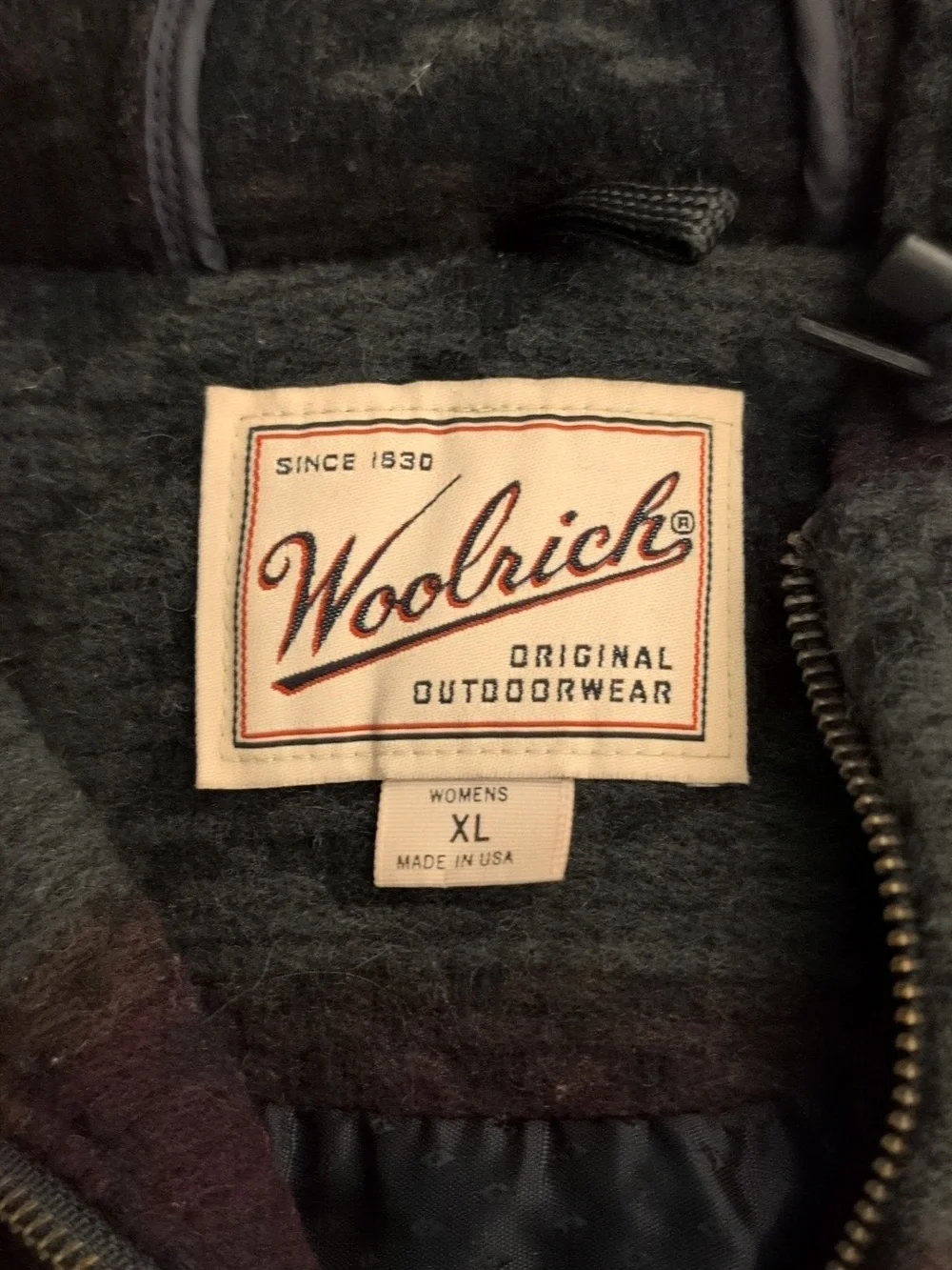 Woolrich Blue Red Green and Black AztecWomen's XL Jacket - Picture 2 of 16